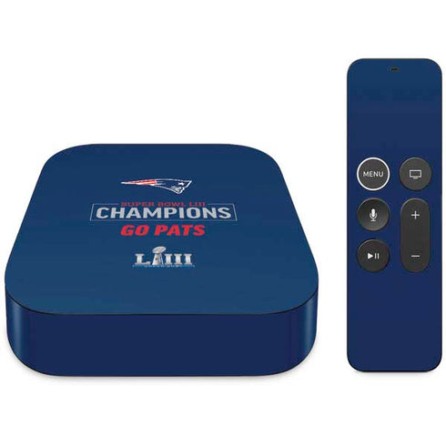 NFL Super Bowl LIII Champions Go Pats Apple TV Skin